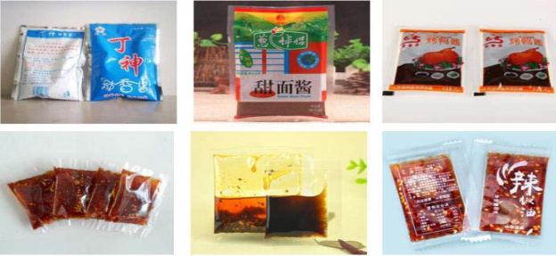 袋裝水冰袋液體自動包裝機(jī)包裝袋子展示圖
